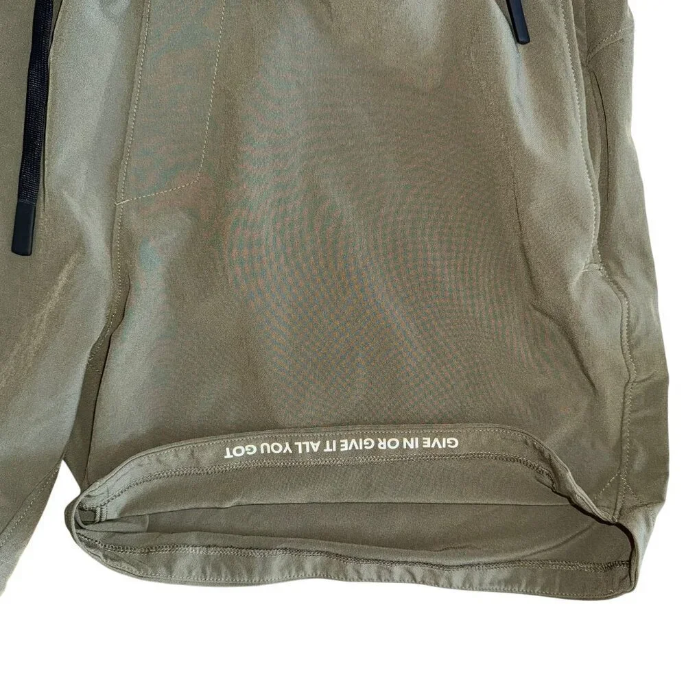 Rhône Base Training Shorts Men Medium Olive Unlined 6” Performance Athletic - Picture 5 of 5